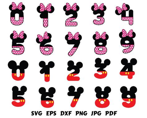 Shop Wide Selection Of Unique Svg Files With Cricut For Small Craft Business 573 Minnie Mouse Font, Mickey Mouse Classroom, Minnie Mouse Theme Party, Disney Birthday Shirt, Disney Decals, Mickey Silhouette, Bolo Minnie, Mickey Mouse Head, Mouse Party