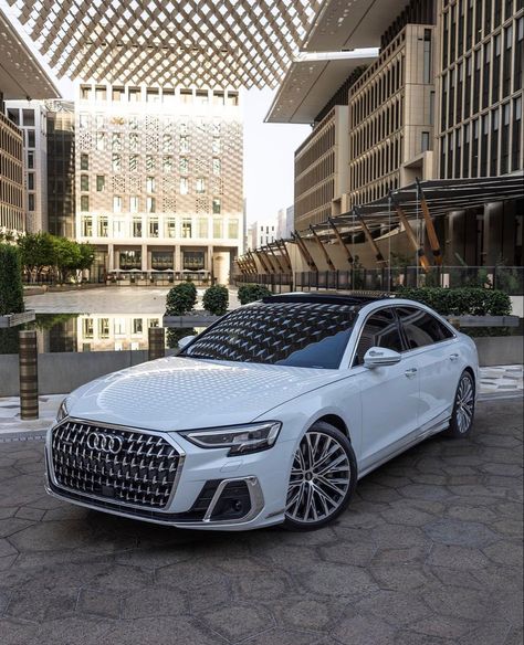 Audi Supercar, Audi A8 L, White Audi, Audi A8l, Audi Sedan, Audi Q8, Black Audi, New Technology Gadgets, Luxury Sedan