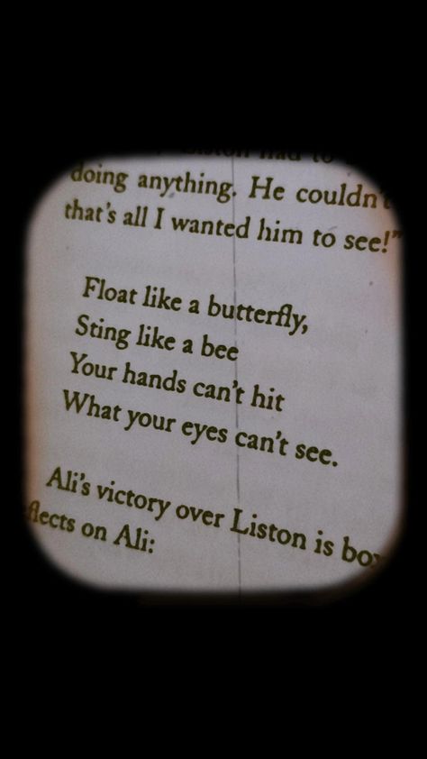 Float Like A Butterfly Sting Like A Bee, Playlist Quotes, Random Qoutes, Hospital Playlist, Sting Like A Bee, Butterfly Quotes, Float Like A Butterfly, Like A Butterfly, Black Quotes