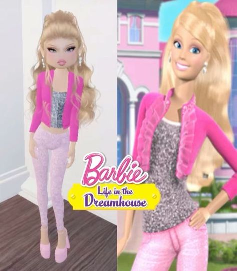 Dress To Impress Roblox Game Outfits Theme Barbie, Barbie And Raquelle Dress To Impress, Dti Outfit Idea Barbie, Dress To Impress Barbie Theme, Dress To Impress Theme Barbie, Barbie Dress To Impress, Funny Reviews, Ugg Outfit Ideas, Barbie Life In The Dreamhouse