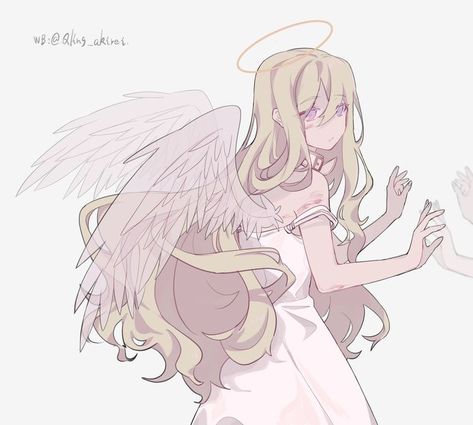 Blonde Hair Designs, Base Anime, Angel Drawing, Angel Girl, Art Tools Drawing, Anime Canvas, Character Ideas, Angel Art, Anime Angel