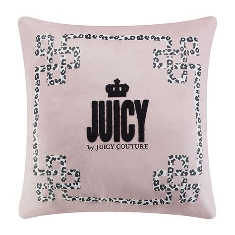 Juicy By Juicy Couture Clara Square Throw Pillow, Color: Blush - JCPenney Pillow Pink, 2000s Aesthetic, Color Blush, Body Pillow, Dream Bedroom, Bed Room, Square Throw Pillow, Pillow Case, Juicy Couture