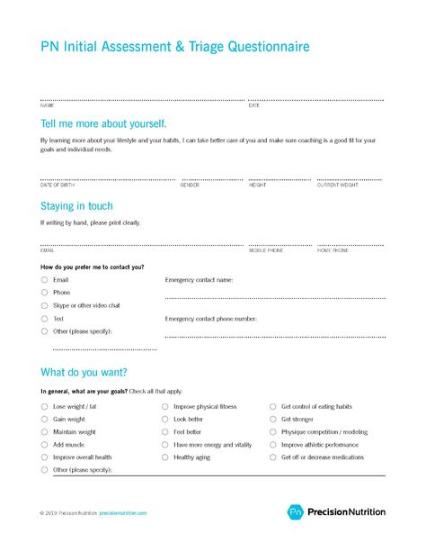 Client Intake Form for Health Coaches - Precision Nutrition Client Intake Form, Intake Form, Coaching Techniques, Precision Nutrition, Motivational Interviewing, Key To Losing Weight, Nutrition Coaching, Work Goals, Spiritual Entrepreneur