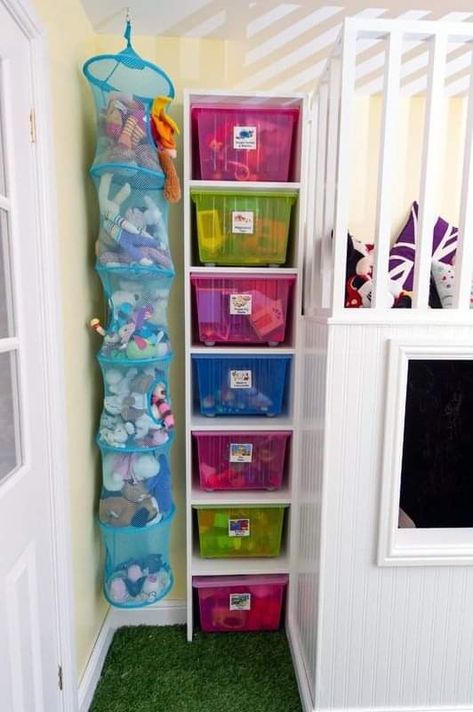 Kids Storage Ideas For Toys, Toys Organization Ideas, Organization Nursery, Toys Organization, Toy Room Organization, Diy Toy Storage, Storage Idea, Storage Kids Room, Kids Rooms Diy