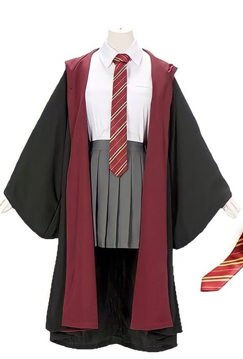 Hermione Cosplay, Harry Potter Uniform, Gryffindor Uniform, Harry Potter Kostüm, Gryffindor Outfit, Gryffindor Costume, Hogwarts Uniform, Stile Harry Potter, Hogwarts Outfits