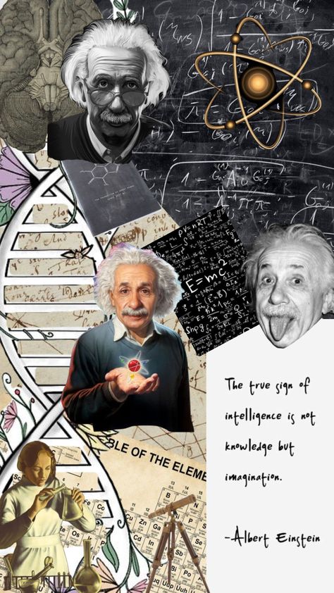 #science #albert #einstein Physics Poster Ideas, Albert Einstein Projects, Einstein Project, Science Collage, Albert Einstein Pictures, Physics Poster, Good Doctor Series, Albert Einstein Poster, Presentation Ideas For School