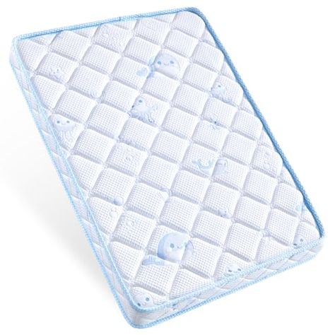 Pack and Play Mattress - 38" x 26"- Premium Microfiber Fabric Playpen Mattresses, Safety Reinforced Play Yard Mattress - Fits for Graco & Baby Trend & Pamo Babe Playard, Firm Support and Comfort Foam Pack And Play Mattress, Baby Rolling Over, Pack N Play Mattress, Graco Baby, Portable Crib, Pack And Play, Play Yard, Mattress Dimensions, Baby Trend