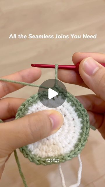 Hdc Crochet Tutorial, Crochet Techniques Tutorial, Invisible Join Crochet, Crochet Joining Techniques, Crochet Lessons Tutorials, Crochet Invisible Join, Crochet Rabbit Free Pattern, Crochet Joining, Crocheting Tutorial