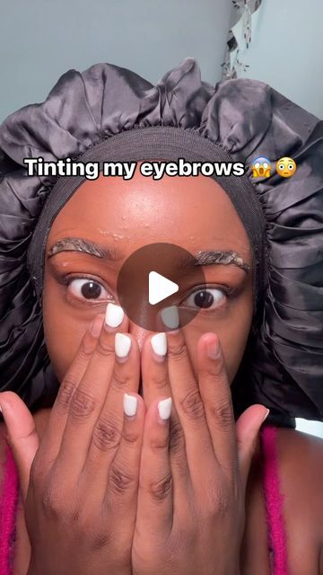 How To Do Eyebrow Tinting, Eye Brow Tint Black Women, How To Clean Up Your Eyebrows, Blonde Brows On Black Women, Brown Eyebrows Black Women, How To Dye Eyebrows At Home, How To Tint Eyebrows At Home, Eyebrow Tinting Black Women, Henna Eyebrows Before And After