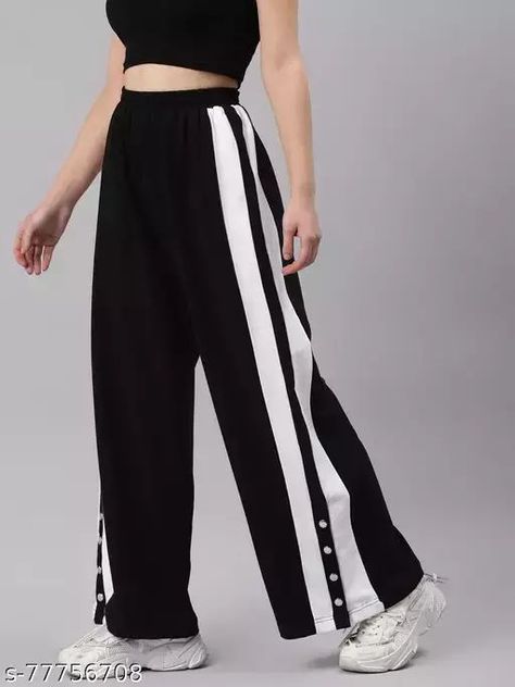 Meesho Track Pants For Ladies Under 500/INR | Meesho Track Pants Haul | Meesho Pants Haul Palazzo Trousers, Track Pants, Shop Now, Track, Trousers, Pants, Black