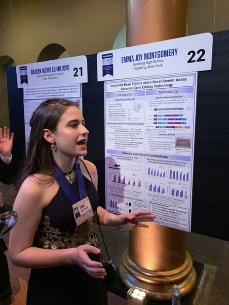 Emma Montgomery at the Regeneron Finalist competition. Extra Curricular, Biotechnology, Microbiology, Environmental Science, Vision Board, Technology, Science, Education