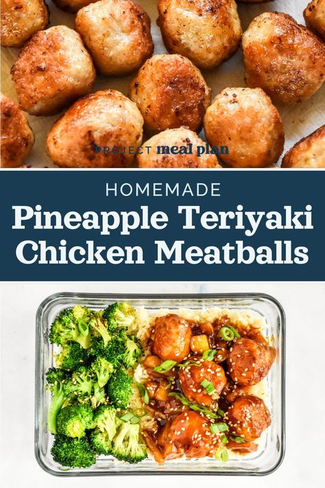 Homemade Pineapple Teriyaki Chicken Meatballs Pineapple Teriyaki Chicken Meatballs, Meatballs With Pineapple, Saucy Meatballs, Pineapple Teriyaki Chicken, Meatballs With Rice, Chicken Hoisin Sauce, Homemade Febreze, Teriyaki Chicken Meatballs, Pineapple Teriyaki