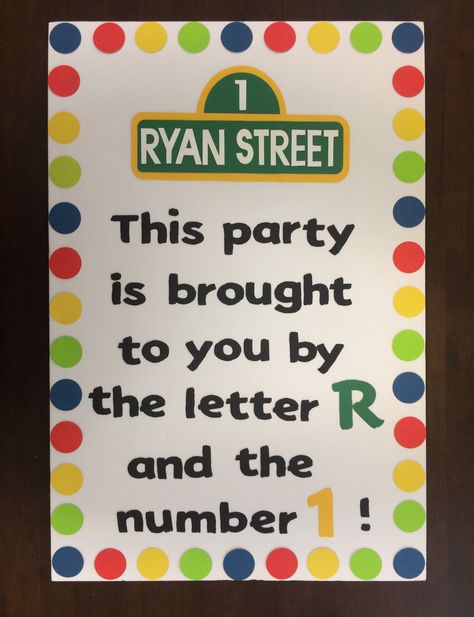 Sesame Street Birthday Decorations, Diy Sesame Street Sign, Sesame Street Sign Template, Sesame Street Welcome Sign, Sesame Street Birthday Welcome Sign, Sesame Street Decorations, Sesame Street Sign, Sesame Street First Birthday Target, Sesame Street Signs