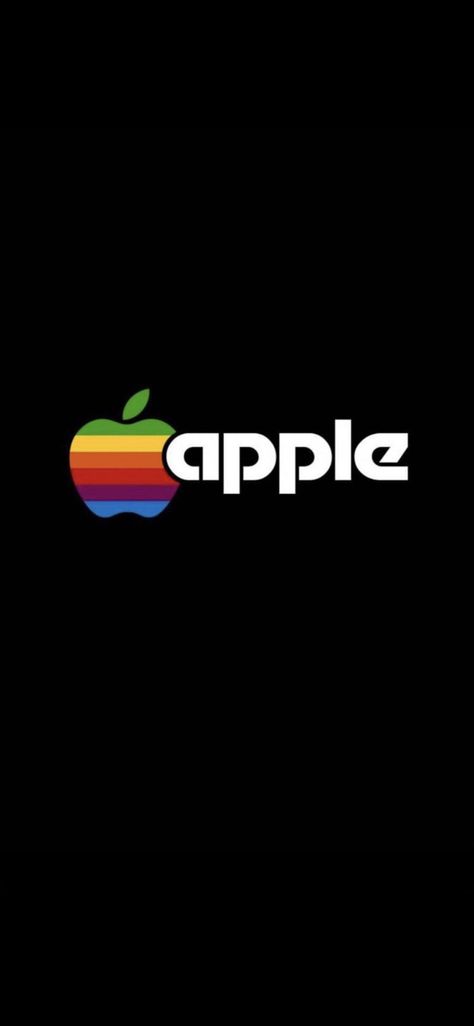 Old Apple Logo, Do Aesthetic, Old School Logo, Baseball Wedding, Archangel Metatron, Ios Wallpaper, Apple Art, Apple Logo Wallpaper, Phone Screen Wallpaper