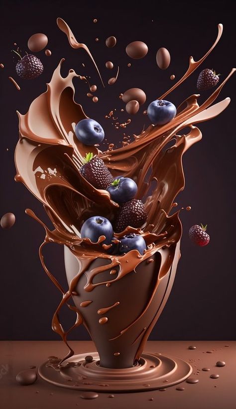 Chocolate Fantasy, Free Android Wallpaper, Unique Iphone Wallpaper, Iphone Dynamic Wallpaper, Love Pink Wallpaper, Iphone Wallpaper Stills, Coffee Wallpaper, Fruit Wallpaper, Chocolate Art