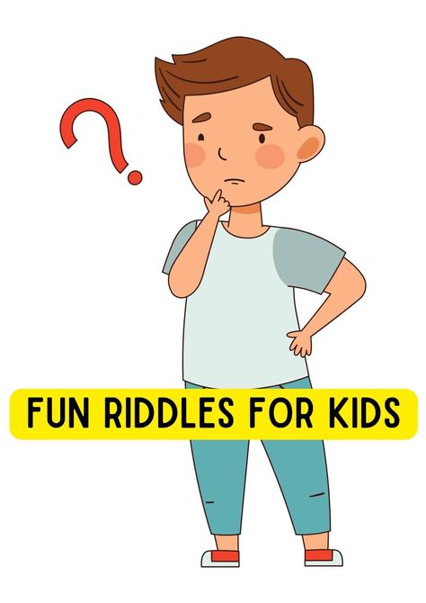 Best Fun Free Printable Riddles For Kids - In The Playroom Kid Riddles, Number Riddles, Fun Riddles, Riddles For Kids, Hard Riddles, Funny Riddles, One Story Homes, What If Questions, First Story