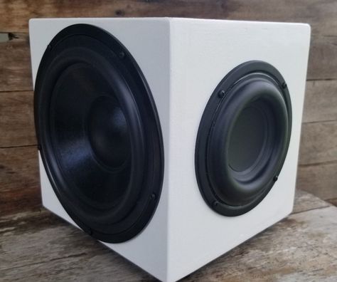 Micro Subwoofer Tang Band W5 | Parts Express Project Gallery Diy Subwoofer Box, Diy Subwoofer, Passive Subwoofer, Dayton Audio, Subwoofer Box Design, Passive Radiator, Acoustic Insulation, Subwoofer Box, Subwoofer Speaker