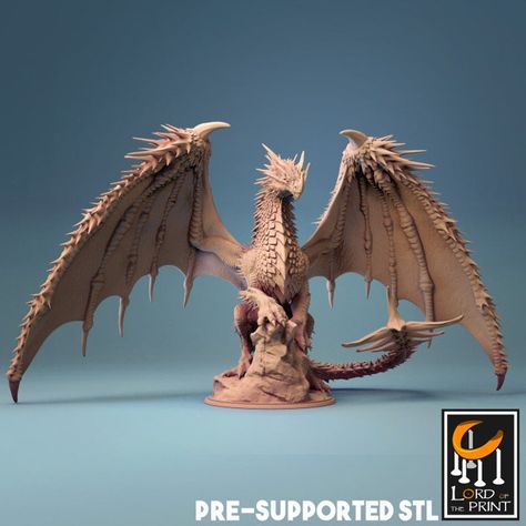 Ancient Red Dragon, Dragon Lord, Dragon Rouge, Dragon Miniatures, D&d Miniatures, 28mm Miniatures, Dnd Miniatures, Blue Dragon, Fantasy Miniatures