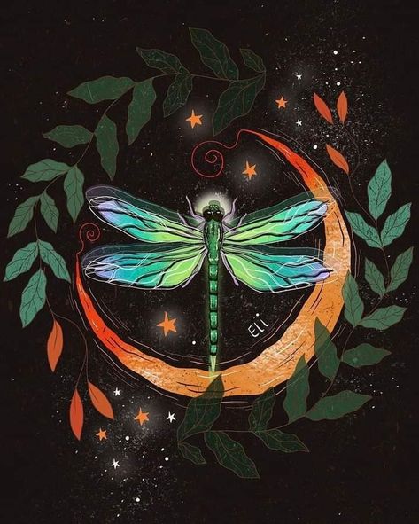 Painting Ideas On Canvas, Dragonflies, Painting Ideas, Art Inspo, Art Ideas, Tattoo Ideas, Witch, Art Painting, Art Inspiration