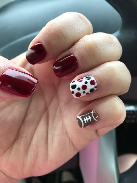 Gamecock Nails Designs, Gamecock Nails, Football Nail Designs, Football Nails, Usc Gamecocks, Salon Nails, Alma Mater, Toe Nails, Nailed It