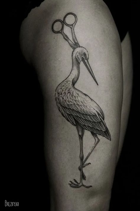 Surreal Tattoo, 2 Pac, Facial Tattoos, Georges Seurat, Weird Tattoos, White Tattoo, Black Ink Tattoos, Nature Tattoos, Birds Tattoo