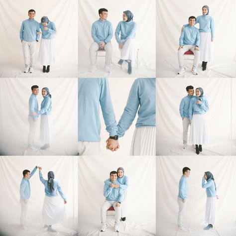 Korean Prewedding, Kulot Pants, Prenuptial Photoshoot, Pre Wedding Photoshoot Props, Studio Photoshoot Ideas, Korean Couple Photoshoot, Korean Wedding Photography, Pre Wedding Photoshoot Outfit, Wedding Photo Studio