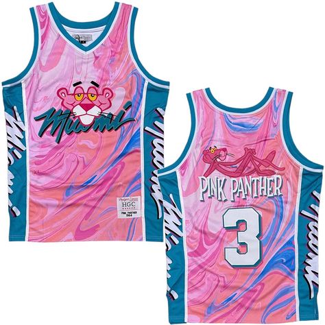 * Pink Panther Men's Basketball Jersey * High Quality Material And Craftsmanship * Embroidered Name And Number In Premium Tackle Twill * Handmade * Cut And Sewn With Superior Material * Fits True To Size * 100% Polyester * Officially Licensed * Imported * Mpn Hga008-Bbj-54 * Msrp $110 Pink Basketball Jersey, Basketball Game Outfit Women, Volleyball Jersey Design, Basketball Jersey Design, Custom Basketball Uniforms, Basketball Uniforms Design, Mens Volleyball, Volleyball Jerseys, Jersey Basketball