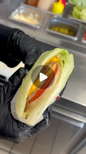 Nexx Burger on Instagram: "No carbs, no problem! Ask for your burger to be lettuce wrapped 🥬 

#nocarbs #lettucewraps #keto #downey #orangecounty #fastfood #cheapeats" No Carbs, Taco Lettuce Wraps, Cheap Eats, Lettuce Wraps, No Problem, Lettuce, Sandwiches, Tacos, Salad