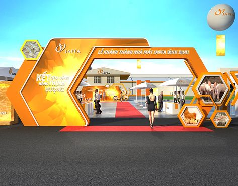 SON PHAN on Behance Event Entrance Arch Design, Event Entrance Design, Event Entrance Arch, Arch Gate, Entrance Arch, Event Booth Design, Exhibition Display Design, Photo Booth Design, Event Entrance