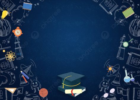 Blue Background Desktop, Education Graduation Cap, Study Success, Education Graduation, Graduation Party Banners, Background Desktop, Hat Vector, Education Icon, Blue Background Images