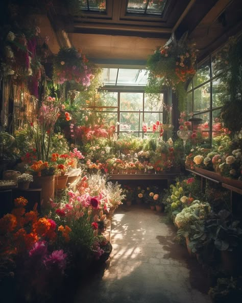 Florist Shop Interior Aesthetic, Dnd Cottagecore, Floristry Aesthetic, Florist Shop Interior, Flower Field Aesthetic, Florist Aesthetic, Flower Shop Aesthetic, Flower Room, Flower Store