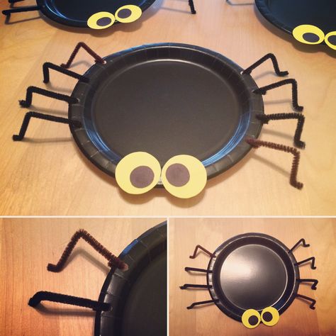 Halloween Crafts Paper Plates, Halloween Diy Ideas For Kids, Spider Plate Craft, Halloween Catering, Ideas Día Del Padre, Diy Plates, Spiderman Theme Party, Spiderman Birthday Party Decorations, Halloween Activities For Toddlers