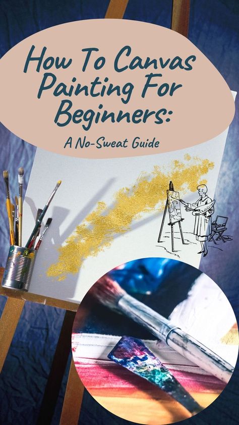 Canvas painting may sound intimidating for a beginner. However, once you get the basics, you can paint using oils, acrylics, gouache, oil pastels, or mixed media. This how-to guide to canvas painting will teach every beginner what you need to know to start painting. We will discuss what you need, including the significant step of priming a canvas. Canvas Painting For Beginners, Start Painting, Painting For Beginners, Oil Pastels, Beginners Guide, Oil Pastel, The Basics, Need To Know, Mixed Media