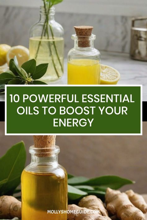 Looking for a natural energy boost? Discover the best essential oils for an uplifting effect. Try energizing blends like citrus or peppermint to boost your mood and focus. Create a DIY energy-boosting diffuser recipe using essential oils such as grapefruit, lemon, and eucalyptus. These powerful essential oils can help increase your energy levels naturally and keep you feeling refreshed throughout the day. Essential Oils For Energy Boost, Essential Oils For Energy, Oils For Energy, Essential Oils For Colds, Basil Essential Oil, Feeling Low, Quick Energy, Spearmint Essential Oil, Ginger Essential Oil