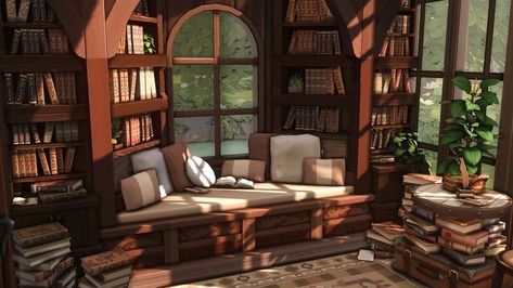 Sims 4 Spellcaster Cottage, Sims 4 Old House Interior, Sims House Aesthetic, Sims 4 Room Builds, Aesthetic Sims 4 House, Sims 4 Houses Interior, Sims 4 Aesthetic House, Sims Interior Design, Bloxburg Vintage