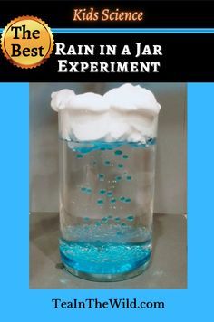 Rain In A Jar Experiment For Kids, Rain Cloud Science Experiment, How Clouds Make Rain Science Experiment, Water Science Preschool, Raincloud In A Jar, Rain In A Jar Experiment, Making Rain Science Experiment, Water Science Experiments Preschool, Rain Cycle Activities