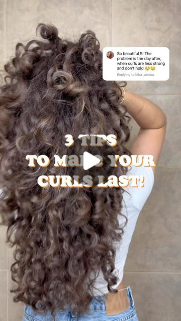 69K views · 4K likes | Lauren | curls & hairstyles on Instagram: "3 Tips to Make Your Curls Last 

Bouncy day 2 curls are easily achievable with this routine 🧡 Below are a few tips to help you create a product routine that gives you defined and voluminous results that last days! 

TIPS
✨ 1. Choose styling products that provide both essential moisture and strong hold. I reached for my favorite products from @curlsmith_official orange line! I started with the moisture memory reactivator to hydrate my curls then applied the strong hold in-shower style fixer gel both before and after brush styling. 

✨ 2. On dry hair add hairspray to lock everything in. I’ve been LOVING the new Flawless Finish Hairspray from @curlsmith_official 🧡 It smooths fly aways, helps build volume and fight frizz PLUS Shower Style, Curls Hairstyles, Orange Line, Last Days, Styling Products, Natural Curls, 2 On, Curled Hairstyles, Favorite Products