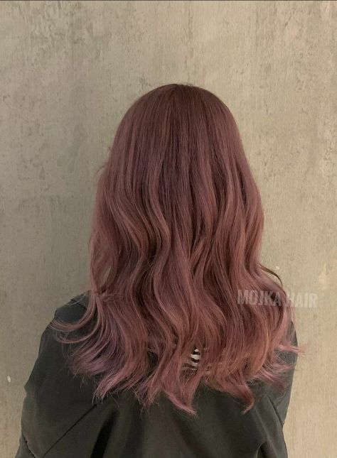 Dusk Pink Hair, Pink Tinted Brown Hair, Dusty Pink Brown Hair, Rusty Pink Hair, Pink Toned Brown Hair, Dark Dusty Pink Hair, Brown Pink Hair Color, Chocolate Pink Hair, Pinky Brown Hair