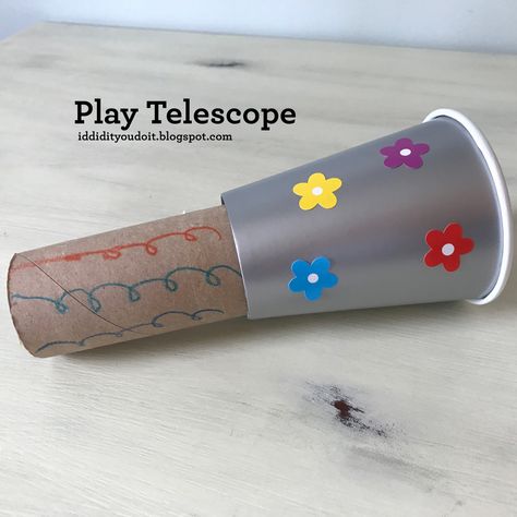 Telescope Craft, Summer Crafts For Toddlers, Diy Telescope, Space Crafts For Kids, Pirate Activities, Pirate Crafts, Eyfs Activities, Space Activities, Pirate Day