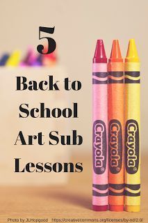 Art Substitute Plans, Art Sub Lessons, Lesson Plan Ideas, Easy Art Lessons, Ideas For Kindergarten, Elementary Art Classroom, Art Sub Plans, Art Teacher Resources, Elementary Art Rooms