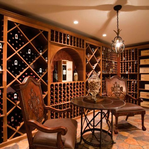 10 Home Wine Cellars You Need to See ... Wine Room Design, Wine Cellar Basement, Glass Wine Cellar, Wine Cave, Home Wine Cellars, Custom Wine Cellars, Wine Cellar Design, Cellar Design, Wine House