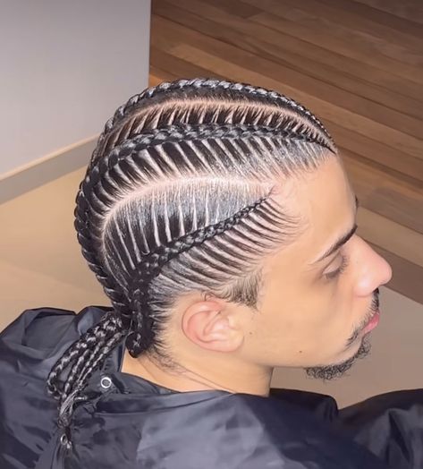 4 Straight Back Braids Men, Conrows Lines And Braids Men, Straight Back Braids Men, 4 Cornrows Braids Men, Men Dreadlock Styles, Men Braids Hairstyles Full Head, 4 Cornrows Braids, Cornrows For Men, Braids 2024