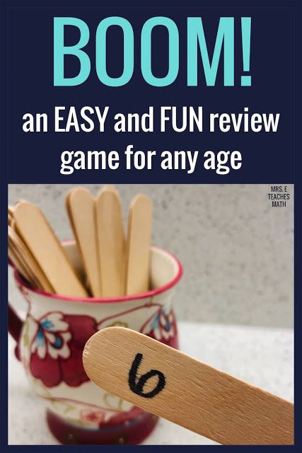 BOOM! is an easy and active review game that works well for any subject. This review game for middle or high school students is SO MUCH FUN! I play this in my classroom before test day. It could be used for math, science, social studies or any other subject! Study Games For High School, Social Studies Review Games, Lesson Review Games, Active Review Games, Games For Reviewing Material, Spelling Review Games, Review Games For Middle School, Review Games High School, Staar Review Games