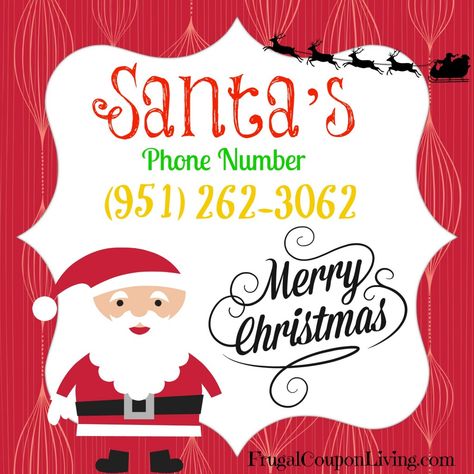 Call this FREE Phone Number for Santa. FREE Pinterest image so you don't loose it for the holiday and Christmas season. Detail on Frugal Coupon Living. Number For Kids, Santa Phone, Homemade Advent Calendars, Cute Message, Traditions To Start, Christmas Crafting, Christmas Activities, Holiday Birthday, Christmas Cheer