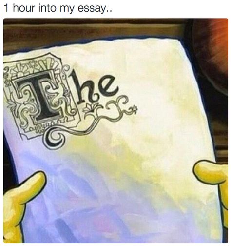 On writing: | 32 Times SpongeBob Perfectly Summed Up Your Life Humor Spongebob, Zodiac Scorpio, Pineapple Under The Sea, Essay Contests, Dating My Daughter, Spongebob Funny, Myself Essay, Spongebob Memes, Beginning Writing