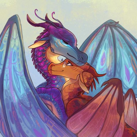 Wings Of Fire, A Dragon, Deviantart, Purple, Blue, Art