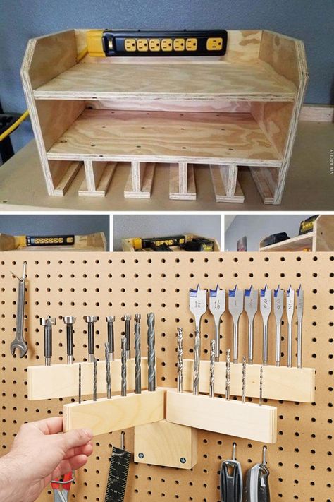 Storage / Charging Station for Drills Drivers Other Battery | Etsy Power Tool Battery Charging Station Diy, Screw Driver Storage, Tool Wall Storage, Cleat Wall, Battery Charging Station, Tools Organization, Tool Wall, Organization Station, Tool Storage Diy