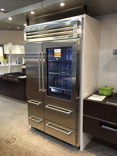 Sub-Zero 648PROG Refrigerator at Universal Appliance and Kitchen Center in Calabasas.  www.uakc.com Avengers Kitchen, Coffee Table Arrangment, Home Painting Ideas, Hype Beast Bedroom, New Bedroom Ideas, Glam Kitchen Decor, Glam Kitchen, Kitchen Appliances Design, Kitchens Design