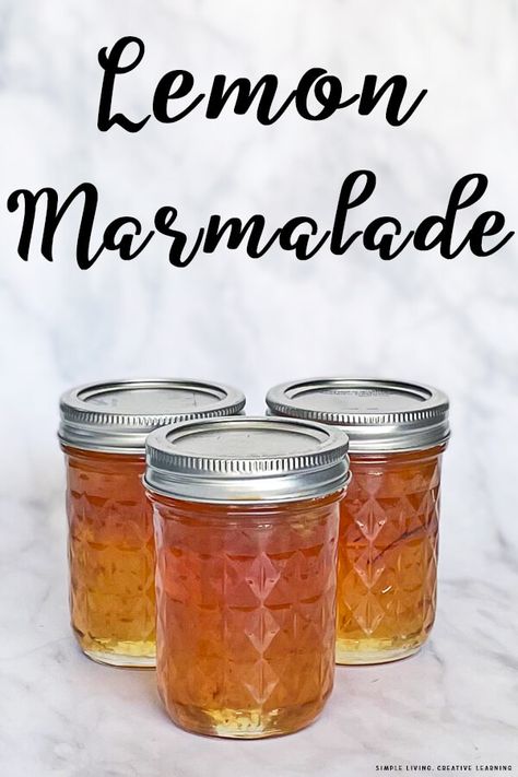 Lemon Marmalade Recipe Simple, Lemon Marmelade, Best Lemon Pie Recipe, Lemon Marmalade Recipe, Muffins Lemon, Making Marmalade, Lemon Jam, Marmalade Jam, Lemon Marmalade