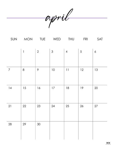 Spring has arrived! Plan out your schedule with fun outdoor activities with one of 50 free April 2024 calendars! 100% FREE. Print from home! Printable Calender, Calender Printables, Free Planner Pages, February Calendar, August Calendar, September Calendar, January Calendar, November Calendar, October Calendar